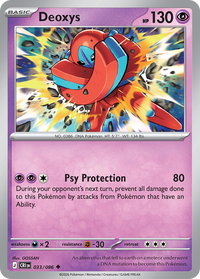 033/086 Deoxys - Chaos Rising
