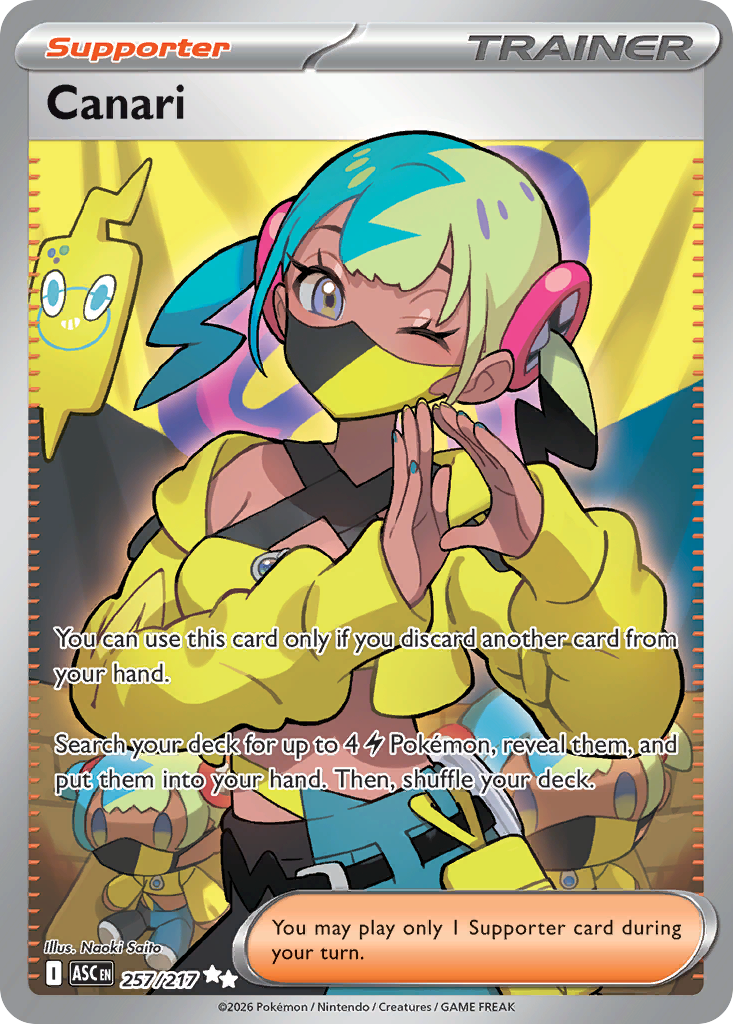 Canari 257/217 Ascended Heroes card