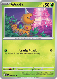 001/086 Weedle - Chaos Rising