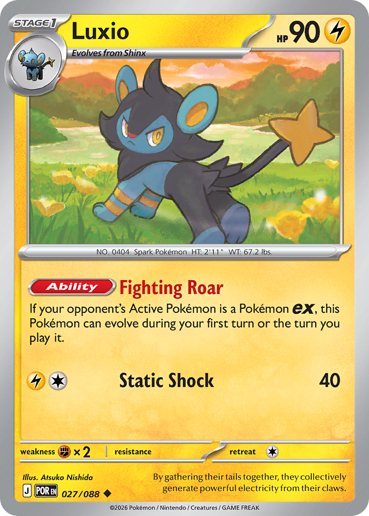 Luxio 027/088 Perfect Order card