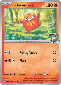 032/217 N's Darumaka - Ascended Heroes