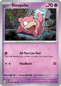 Slowpoke 029/084 Pitch Black card