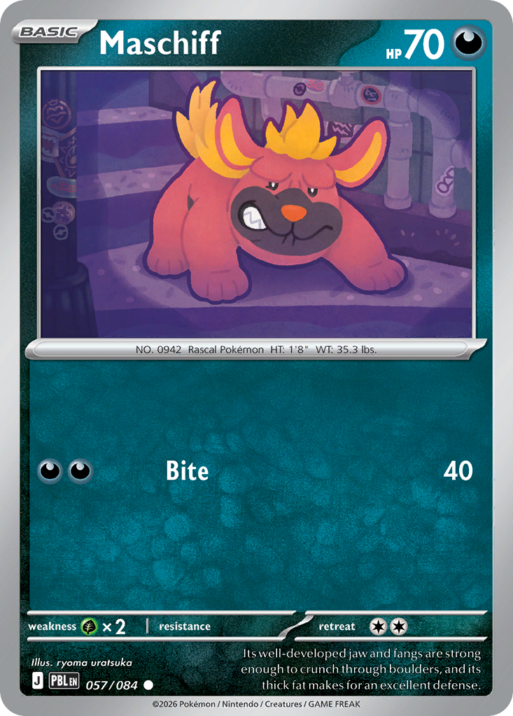 Maschiff 057/084 Pitch Black card
