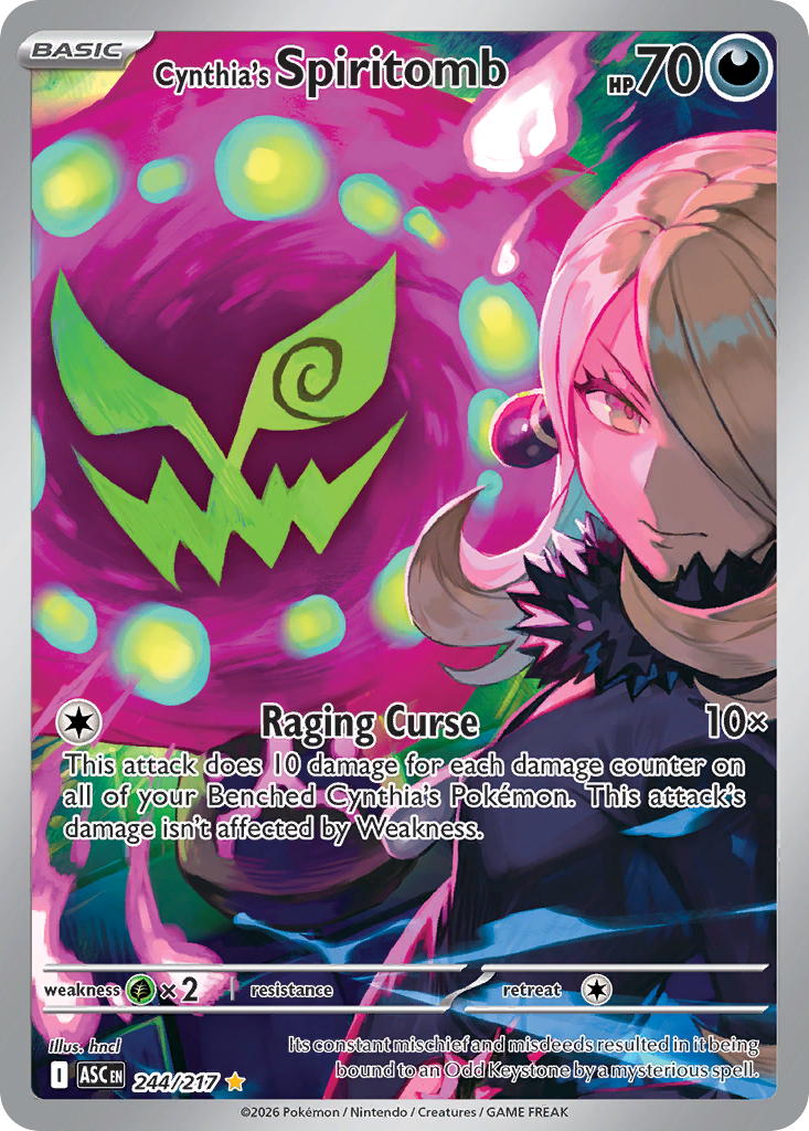 Cynthia's Spiritomb 244/217 Ascended Heroes card