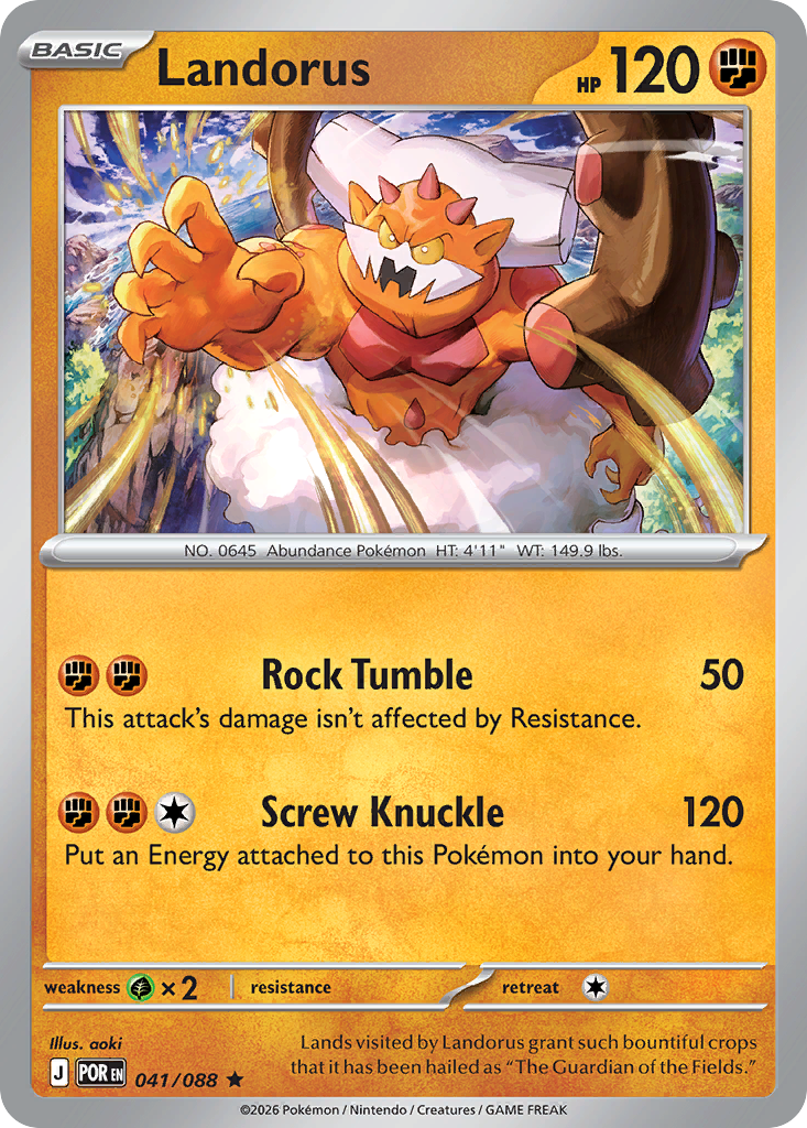 Landorus 041/088 Perfect Order card