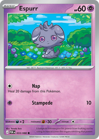 033/088 Espurr - Perfect Order